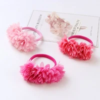 multi layer flower elastic hair bands girls hair clips kids hair accessories