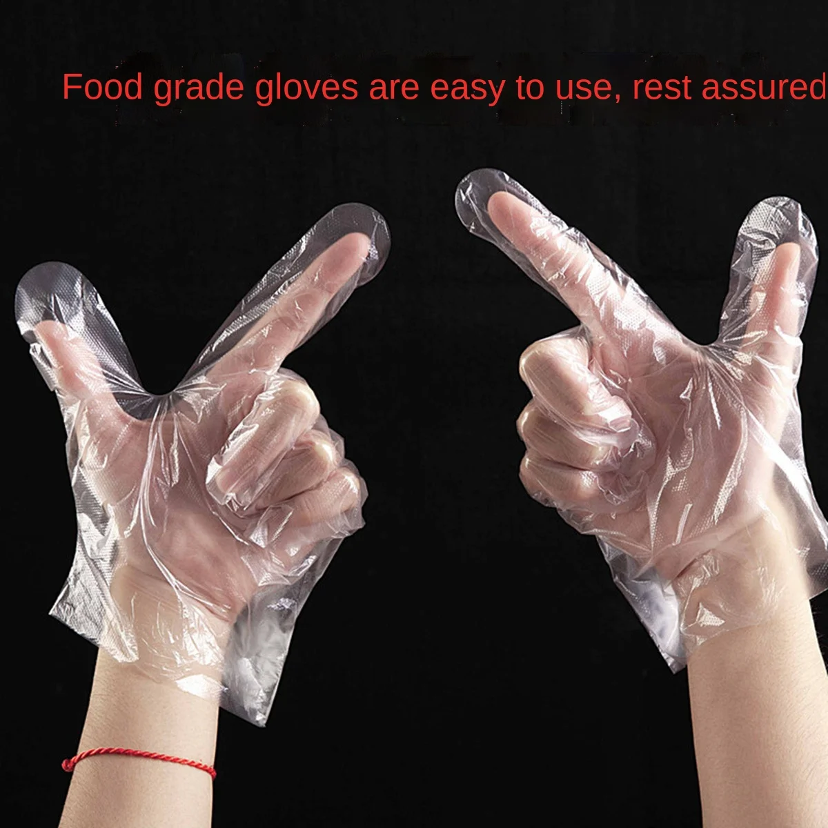 100шт. Одноразовые перчатки прозрачные санитарные пищевые многофункциональные для кухни, готовки и уборки в доме.