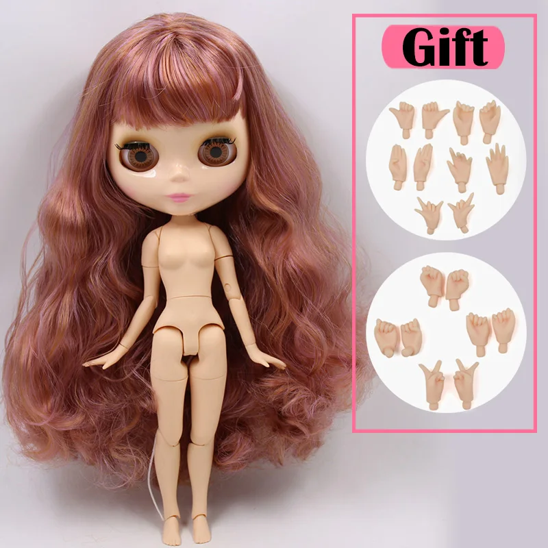doll hand ab ICY Blyth Кукла № 2 глянцевое лицо натуральная кожа суставное тело 1/6 BJD Специальная цена 1/4 BJD, Pullip, Jerryberry, Licca игрушка подарок - Цвет: doll hand ab