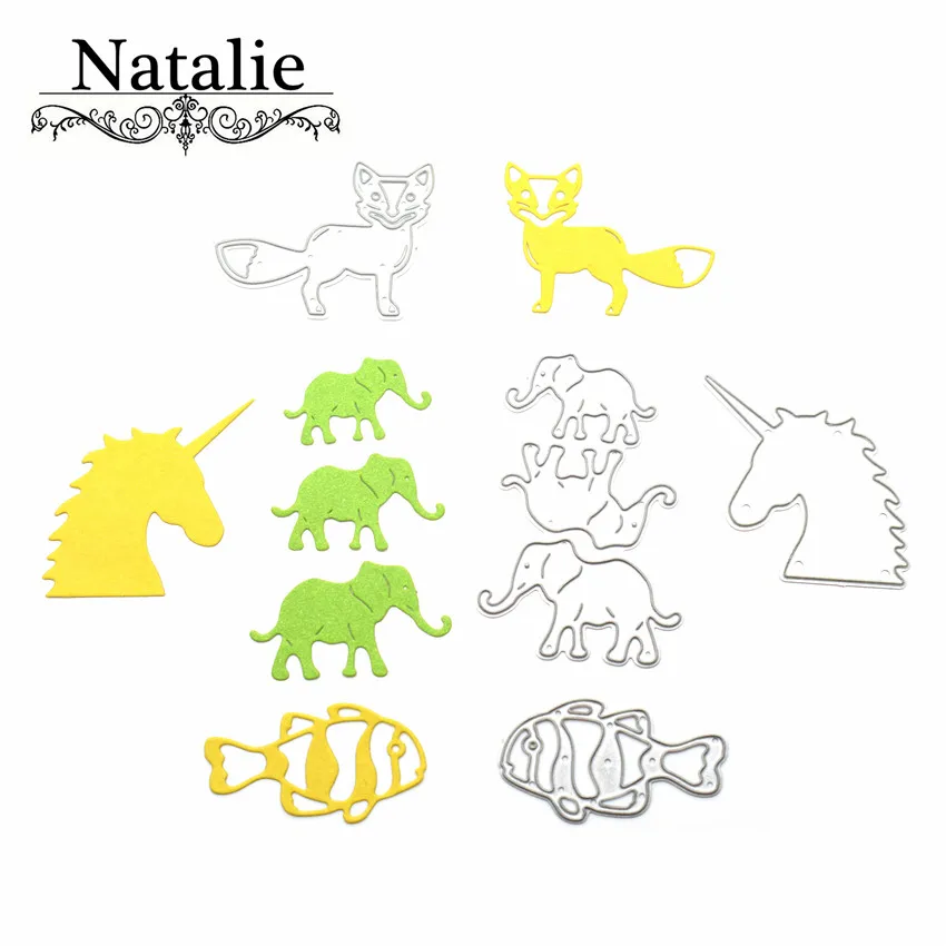 Распродажа трафареты для резки реального животного лисы рыбы металлические