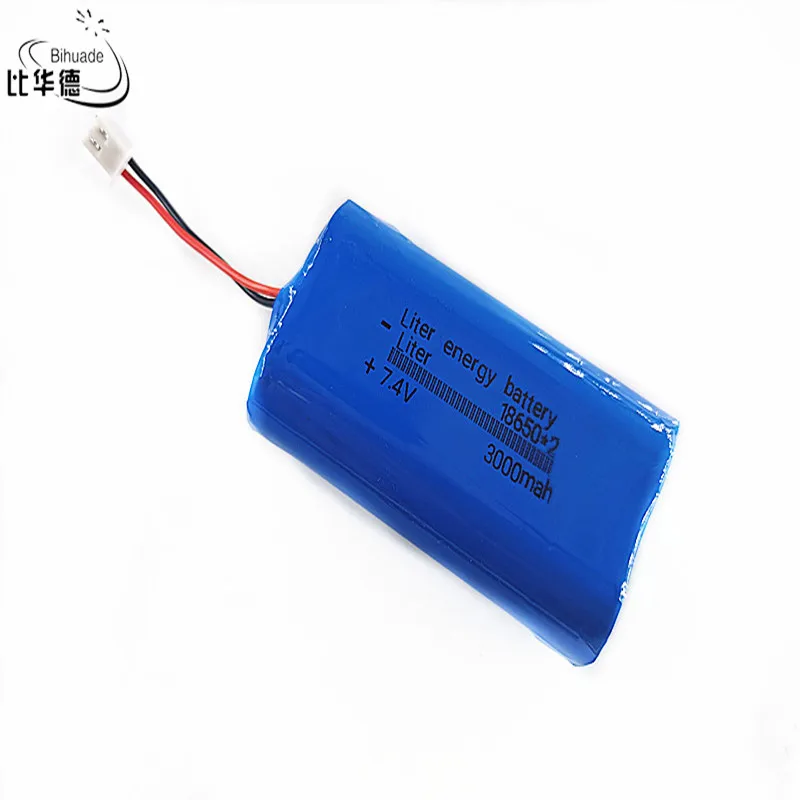 JST 2 54 мм 2Pin 7 V/7 4 V/8 V 18650*2 литиевая батарея 3000 mAh аккумуляторная МегаФон динамик