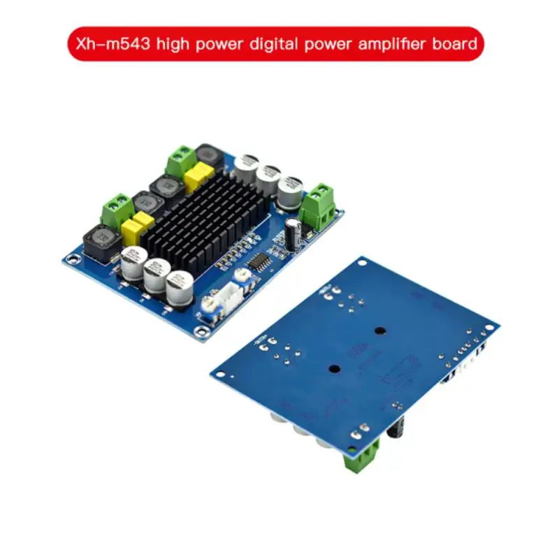 

TPA3116D2 XH-M543 двухканальный стерео цифровой аудио усилитель высокой мощности плата 2*120 Вт усилитель DIY модуль 12В-24В