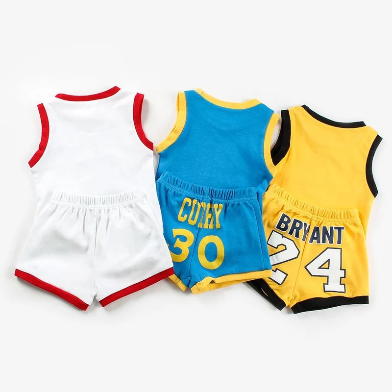 Новые летние детские топики с принтами + шорты костюм комплект для маленьких