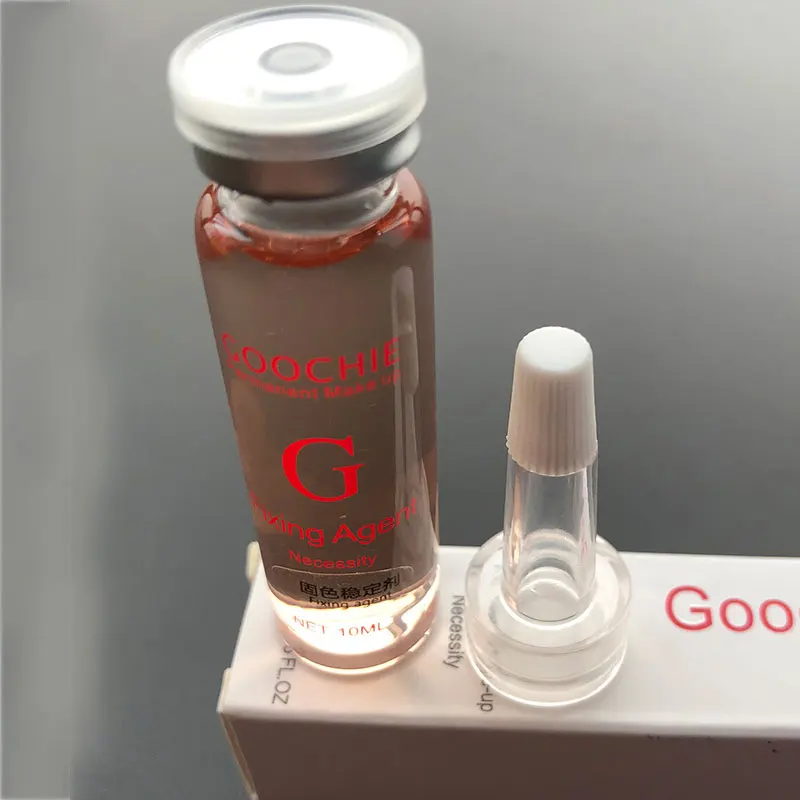 Goochie Профессиональный Перманентный макияж Пигментные чернила для татуажа бровей/Подводка для глаз/губ фликинг агент чернила PMU цвет татуировка Блокировка эссенция