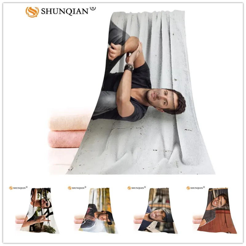 

Пользовательское полотенце для лица люка Брайан 35x75 см, полотенце для лица, полотенце из микрофибры, быстросохнущее спортивное полотенце