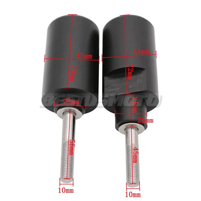 Мотоциклетные карбоновые и черные ползунки без рамки защита от падения для Suzuki