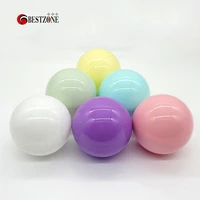 10pcslot 100mm diameter toy capsules plastic pp macaron round balls eggshell empty container for vending machine new