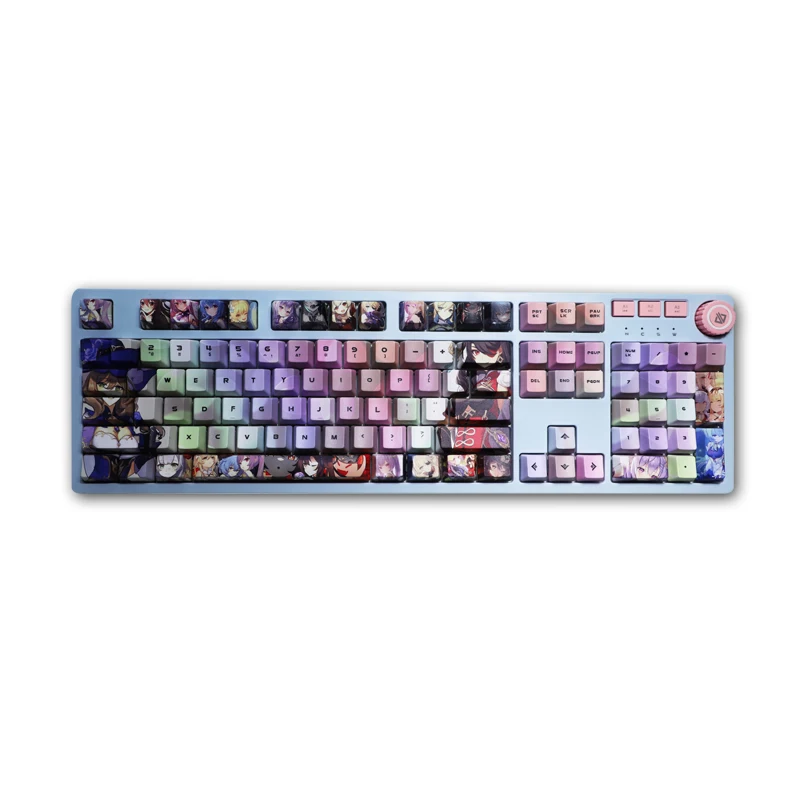 

Оригинальные аниме-клавиши PBT God, 108 клавиш, OEM-профиль, сублимационная механическая клавиатура, колпачок для клавиш Cherry MX Switch
