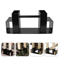 1pc durable helpful iron practical firewood log holder firewood storage rack firewood shelf storage stand for fireplace