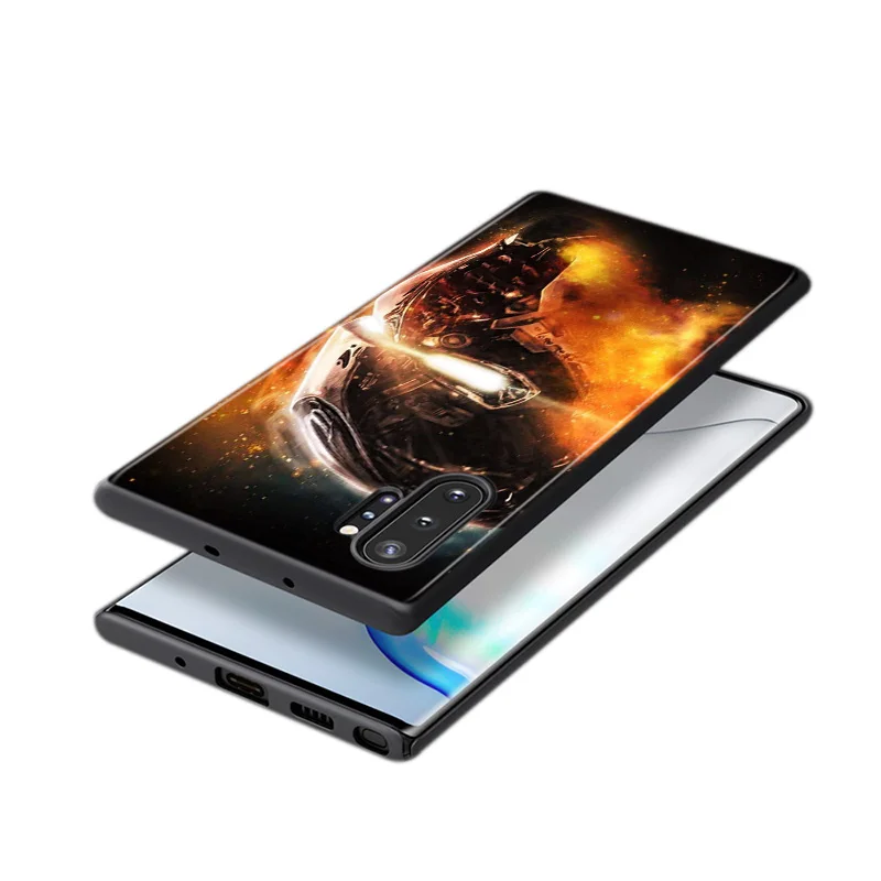 

Marvel Super Hero Avengers Iron Man For Samsung Galaxy S21 S20 FE Ultra S10 Lite S9 S8 Plus S7 S6 TPU Silicone Black Phone Case