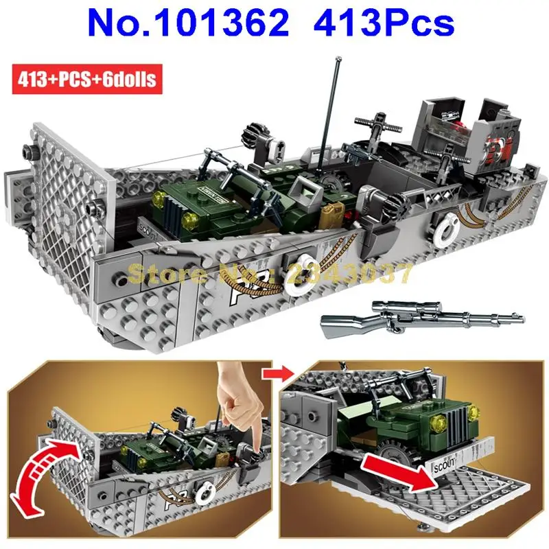 101362 413 шт. Военная Униформа США Lcm3 Ww2 Вторую мировую войну десантные лодка