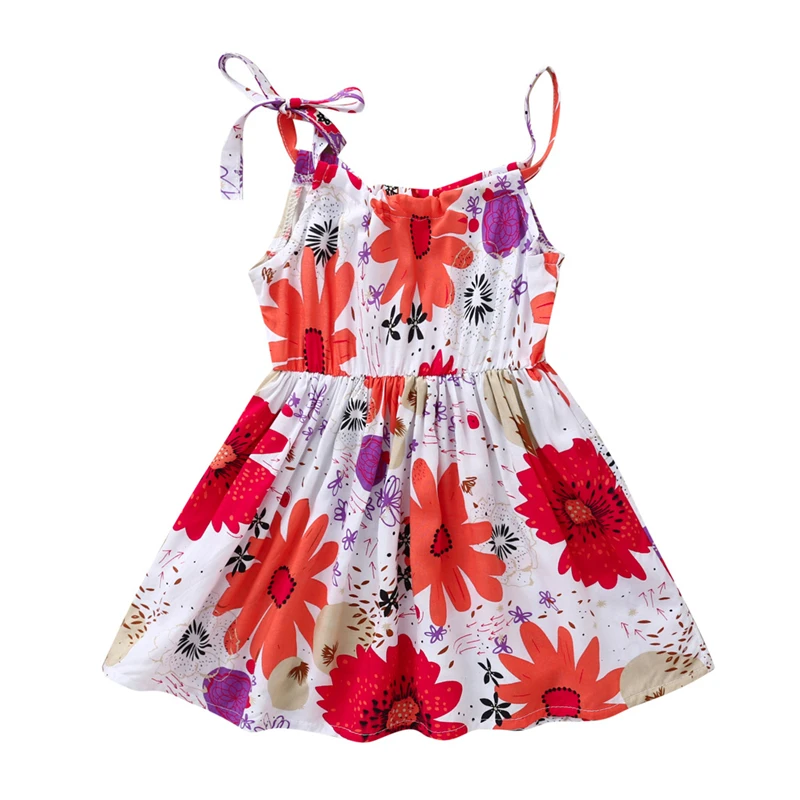 Летнее платье принцессы bunvel детские платья для маленьких девочек винтажная