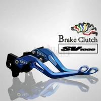 motorcycle 5d foldable brake clutch levers handlebar grip handle bar motorbike hand for suzuki sv1000s sv 1000 2003 2007