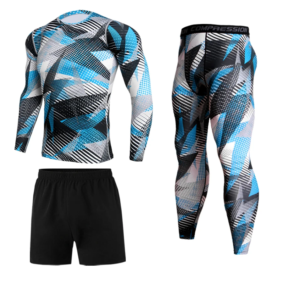 Gym fitness sportswear compression men's sportswear quick-drying running clothes high-quality clothes jogging training clothes