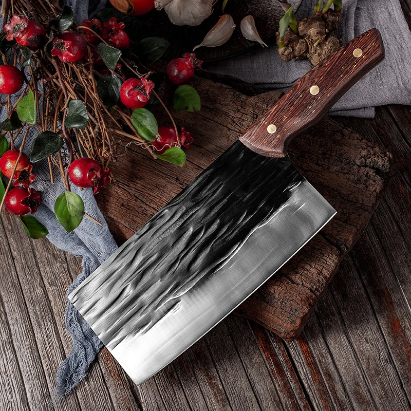 Кухонный нож из нержавеющей стали для нарезки и резки мяса ручной работы | Дом сад