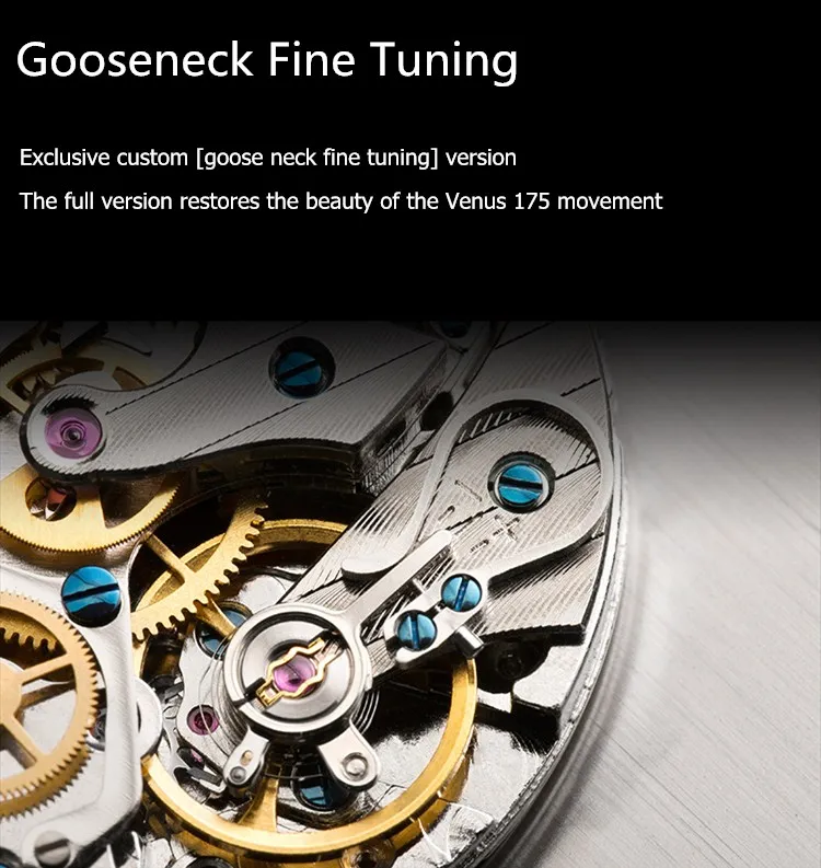 Новое поступление, мужские часы с хронографом st1908, часы с лунным календарем и сапфировым стеклом, механические наручные часы Aidophedo