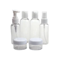 professional new portable transparent travel cosmetic bottle points bottling six sets plastic material 100 new and high quality