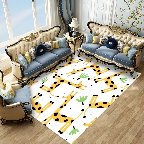 Color-9 Единорог кошки из мультфильма ковер в холл Жираф Ванная комната ковер Животные Outddor Придверный коврик прямоугольник Кухня дома Нескользящие коврики - Цвет: Color-9