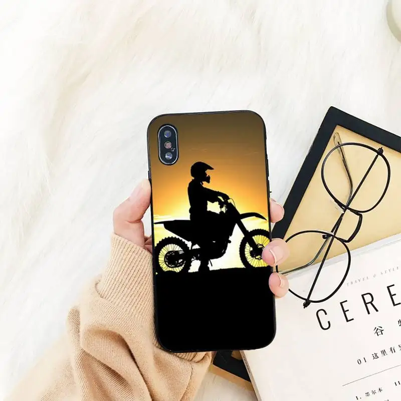 Yinuoda милый чехол для телефона мотокросса iPhone 11 8 7 6 6S Plus X XS MAX 5 5S SE 2020 XR pro | Мобильные