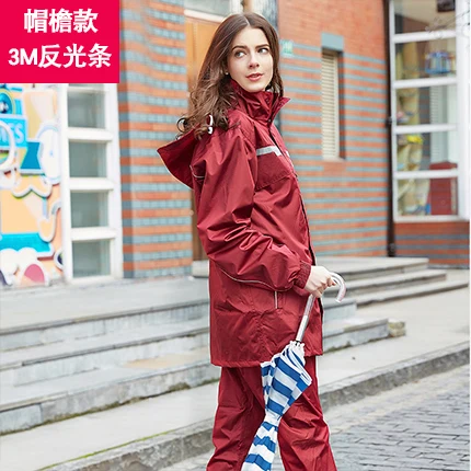 

Outdoor Travel Raincoat Ladies Long Hoodie Camping Woman Raincoat Hiking Impermeable Veste De Pluie Femme Rain Clothes EA60YY