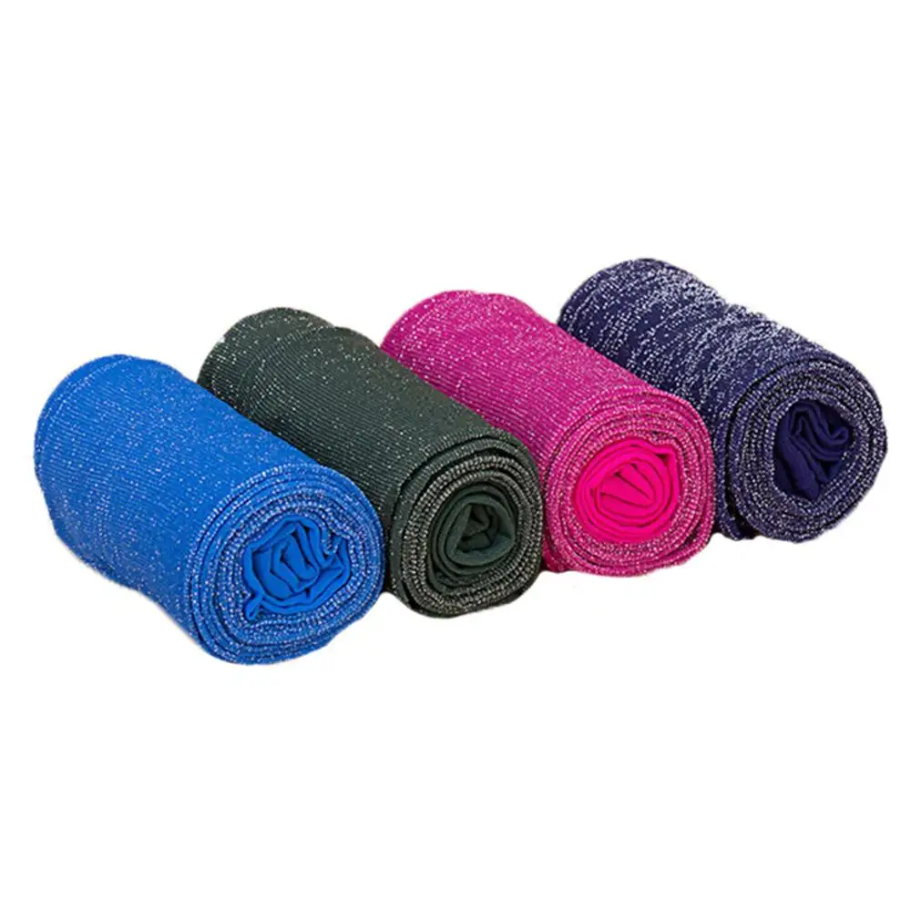 Женские блестящие прозрачные колготки нейлоновые с блестками эластичные |