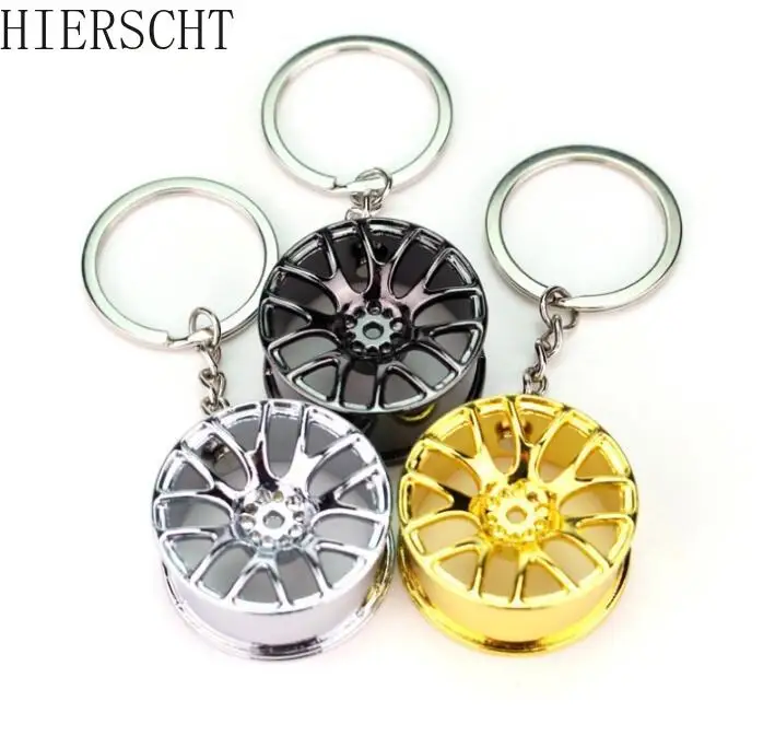 

Creative Car Wheel Rim Turbo Metal Pendant Keychains Gift for Men Keyring Hanging Decoration Car Key Chain Key Ring Trinket