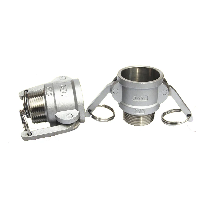 1/2 &quot3/4&quot 1 &quot1-1/4&quot 1-1/2 &quotBSPT наружная резьба Camlock 304 нержавеющая сталь B Тип