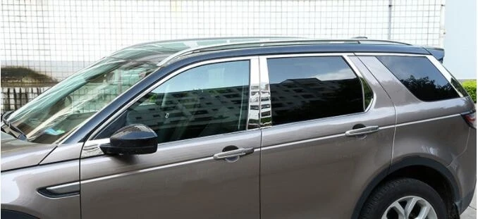 Для Land Rover Discovery Sport 2015 2016 2017 полная отделка оконного порога из нержавеющей стали