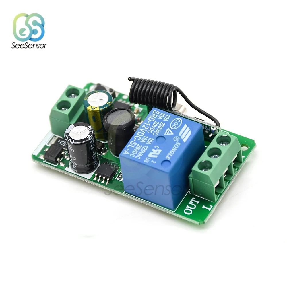 Беспроводной пульт дистанционного управления приемник переключателя модуль для