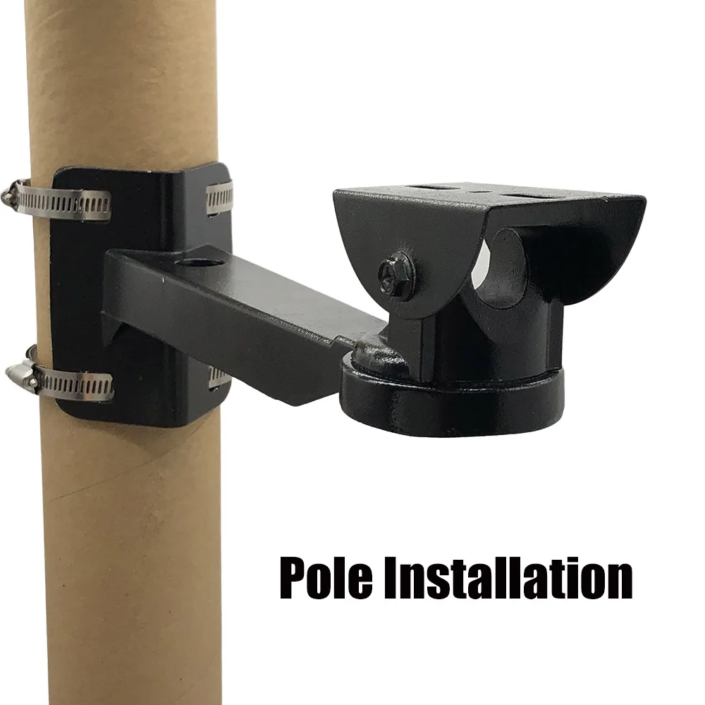 

Right Angle Security Surveillance CCTV Camera Wall Mount Bracket Wall Corner Pole Installation Aluminum Holder CCTV Camera Stand