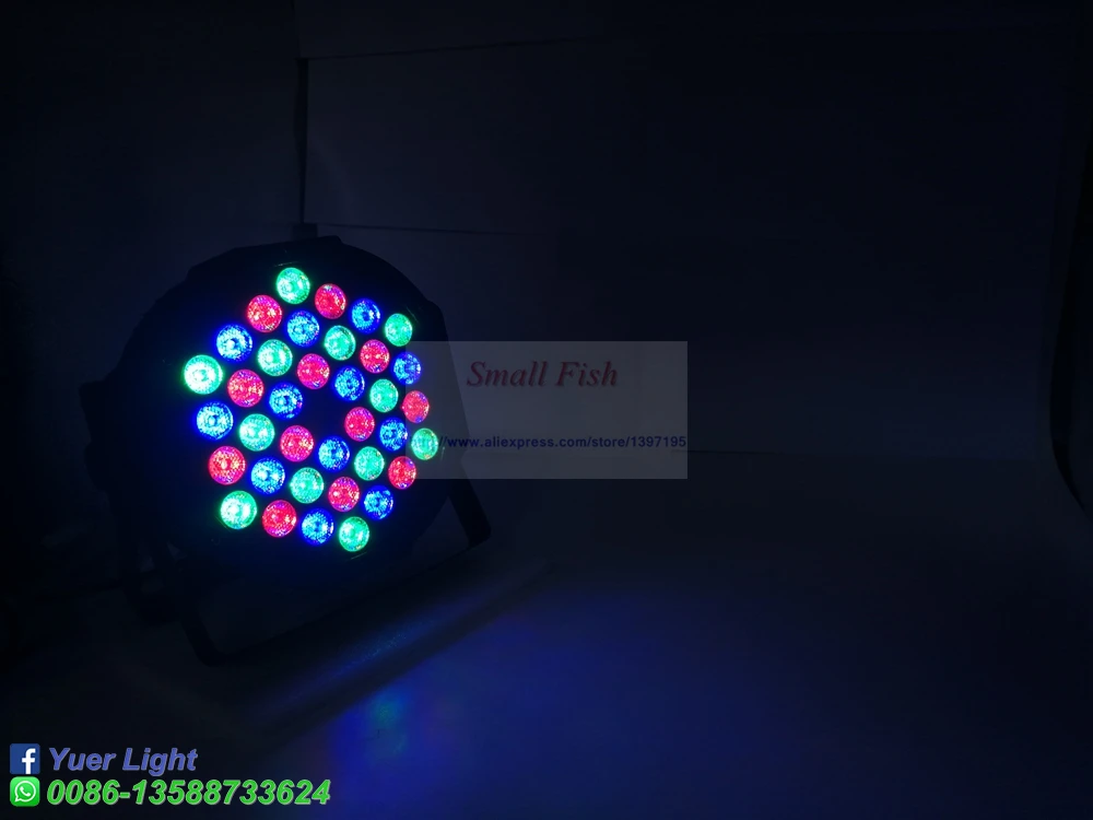 Светодиодный Par Светильник s 36x3 Вт DJ светодиодный RGBW Par Светильник s RGB моющийся диско-светильник DMX контроллер эффект для малого Paty KTV сценический светильник ing