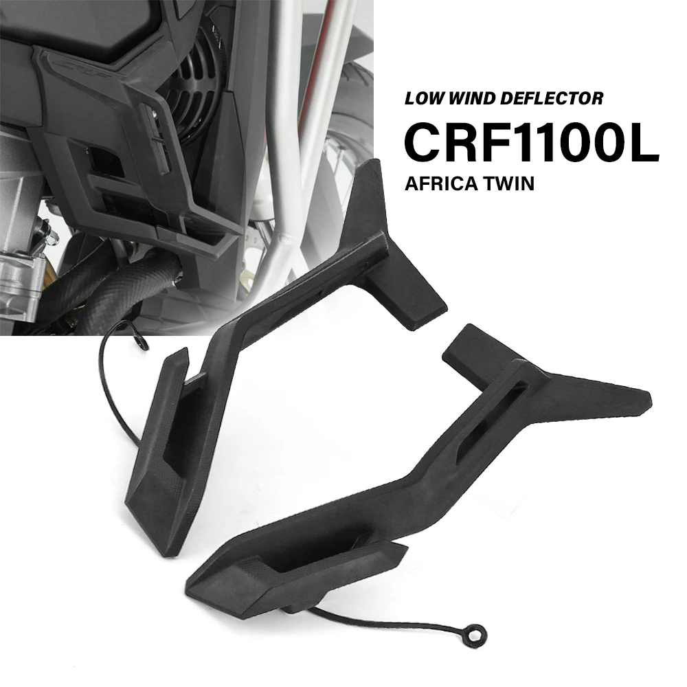 

New Motorcycle Accessories Deflectors For Honda CRF 1100 L CRF1100L Africa Twin 2020 2021 2022 - Low Wind Deflector Kit Rubber