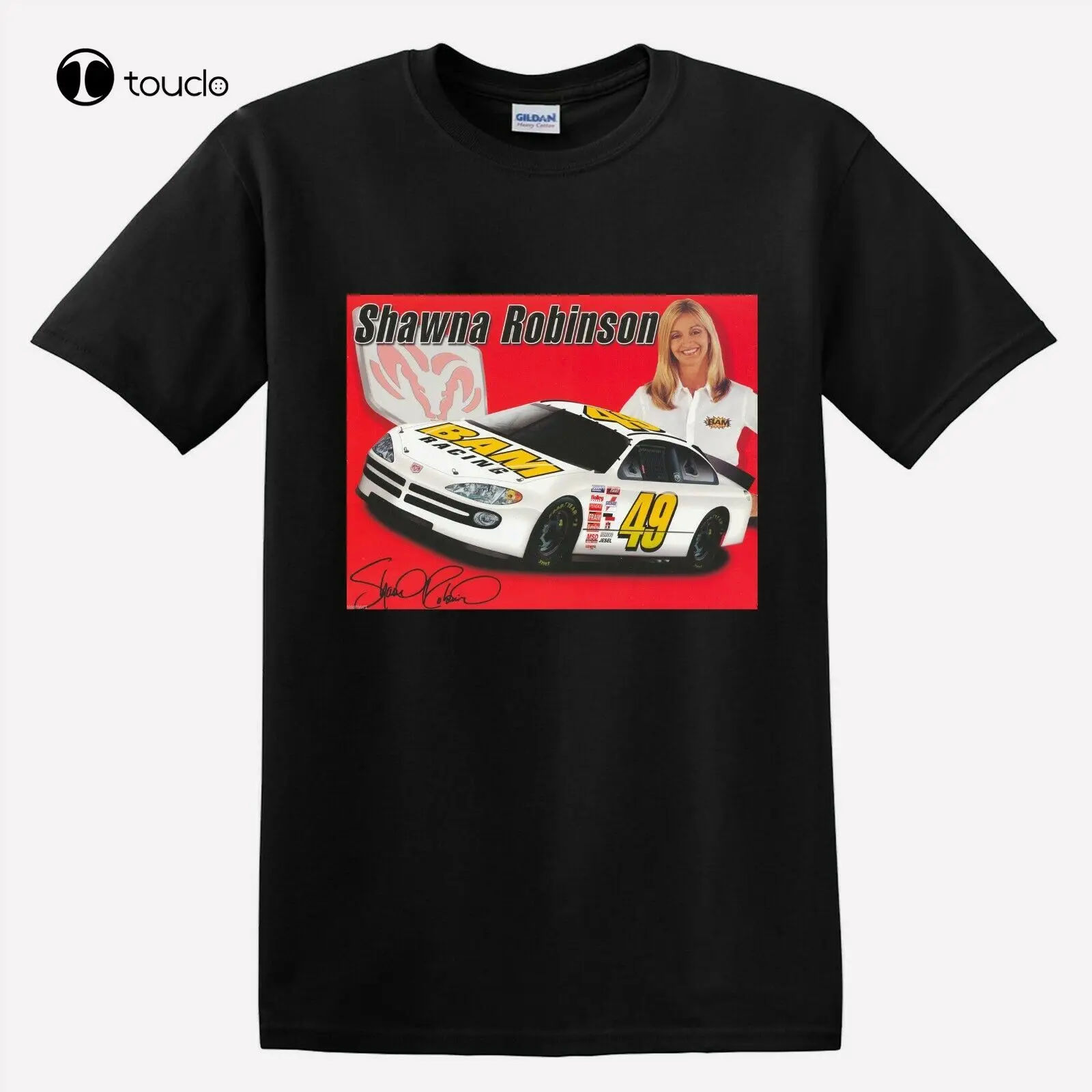 

Legends Shawna Robinson Racing Black & White T-Shirt Size S-3Xl Tee Shirt