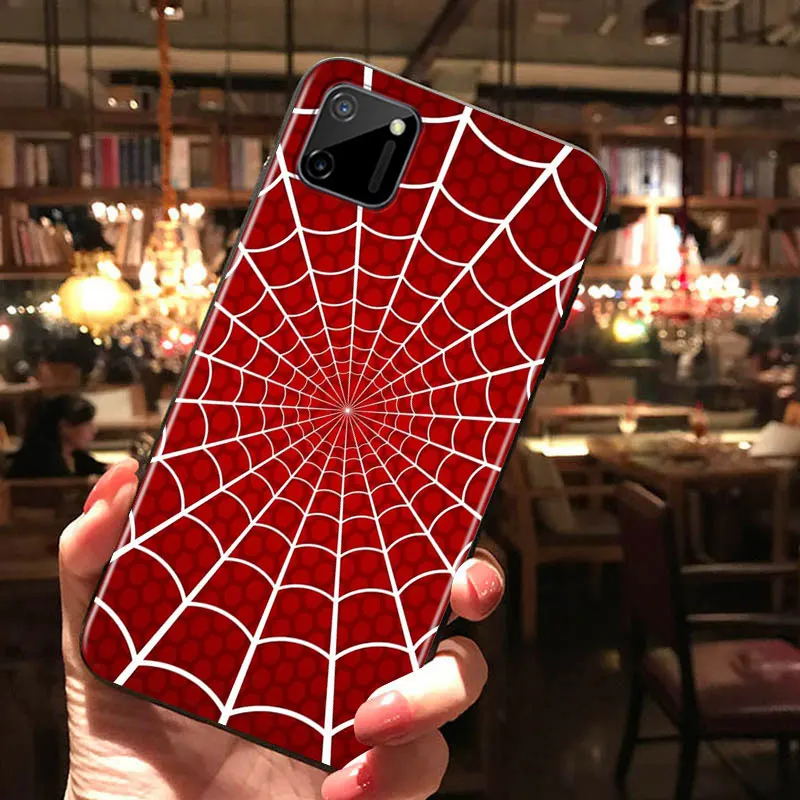 Marvel Человек-паук для Realme Q2i Q2 V15 V5 V3 XT X50 X7 X3 X2 C21 C17 C15 C11 C3 C2 Pro | Мобильные телефоны и