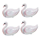 Воздушный шар в форме лебедя, мультяшное животное, игрушка, украшение для дня рождения, свадебная композиция, шарик из алюминиевой фольги