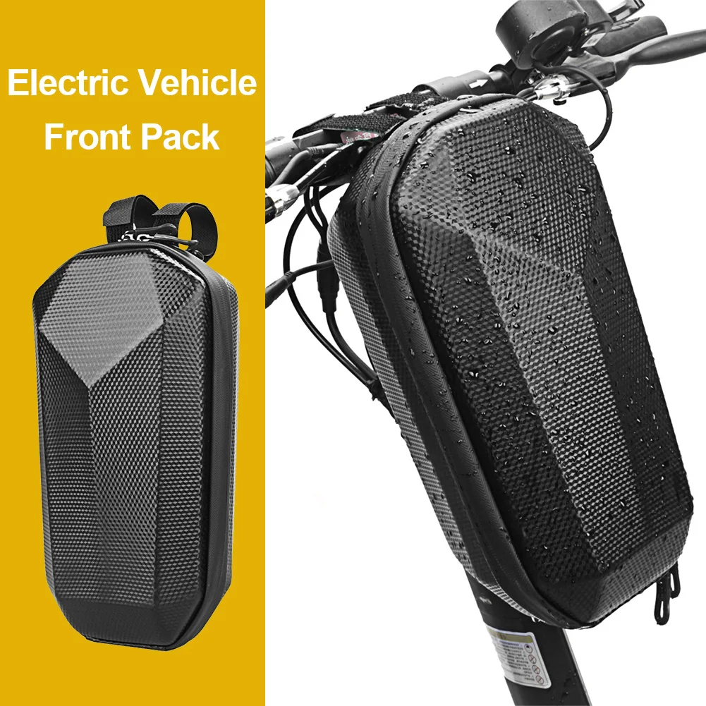 

Electric Scooter Bag Hard EVA Waterproof Front Hanging Pouch Folding Bicycle Handlebar Package Dropship
