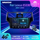 Автомобильный радиоприемник для Lexus ES330 250 300 2001-2006, автомобильный мультимедийный плеер, стереоприемник Carplay, 2Din, Android, GPS-навигация, без DVD