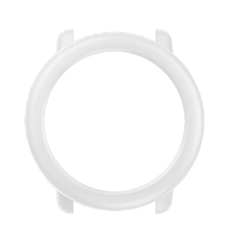 White Цветной тонкий чехол из поликарбоната защитная рамка оболочка для Xiaomi Huami Amazfit Pace Watch Camo Замена протектор для часов чехол capa - Color: White