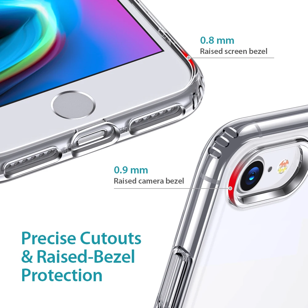 Чехол ESR для 2020 iPhone SE 2nd 9/8/7 11 Pro Max/X XS XR металлическая подставка жесткий бампер из