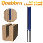 1 шт., сверхдлинный хвостовик 12 мм, 3 лезвия 12 дюйма, диаметр резки 12 дюйма. Прямая фреза для деревообработки