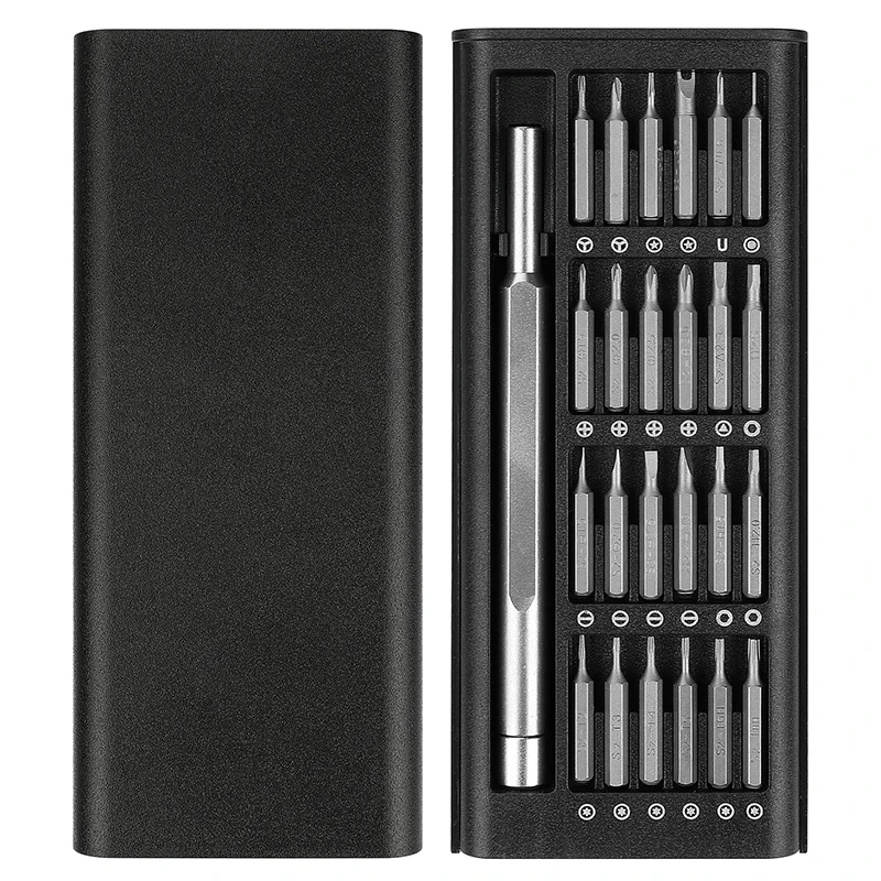 

Precision Screwdriver Set 24 Magnetic Screwdriver Repair Tool DIY Detachable Mini Tool Box Smart Home Digital Product Repair Kit