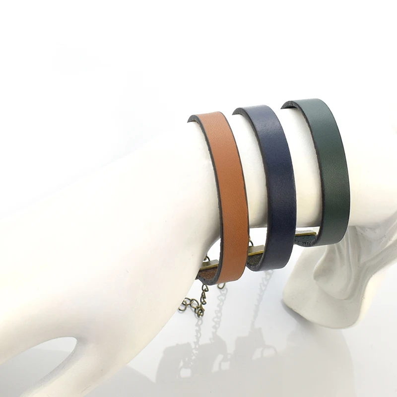 Hakuna Matata Simple Inspirational Letters Engraved Leather Bracelet African Proverb Bangle Gifts for Friends Couples | Украшения и