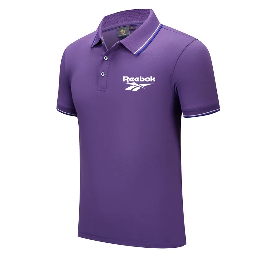 

2021 Summer Brand Printing Short-Sleeved POLO Shirt Men's Business Lapel Fashion Casual Slim Breathable Letters British Couple