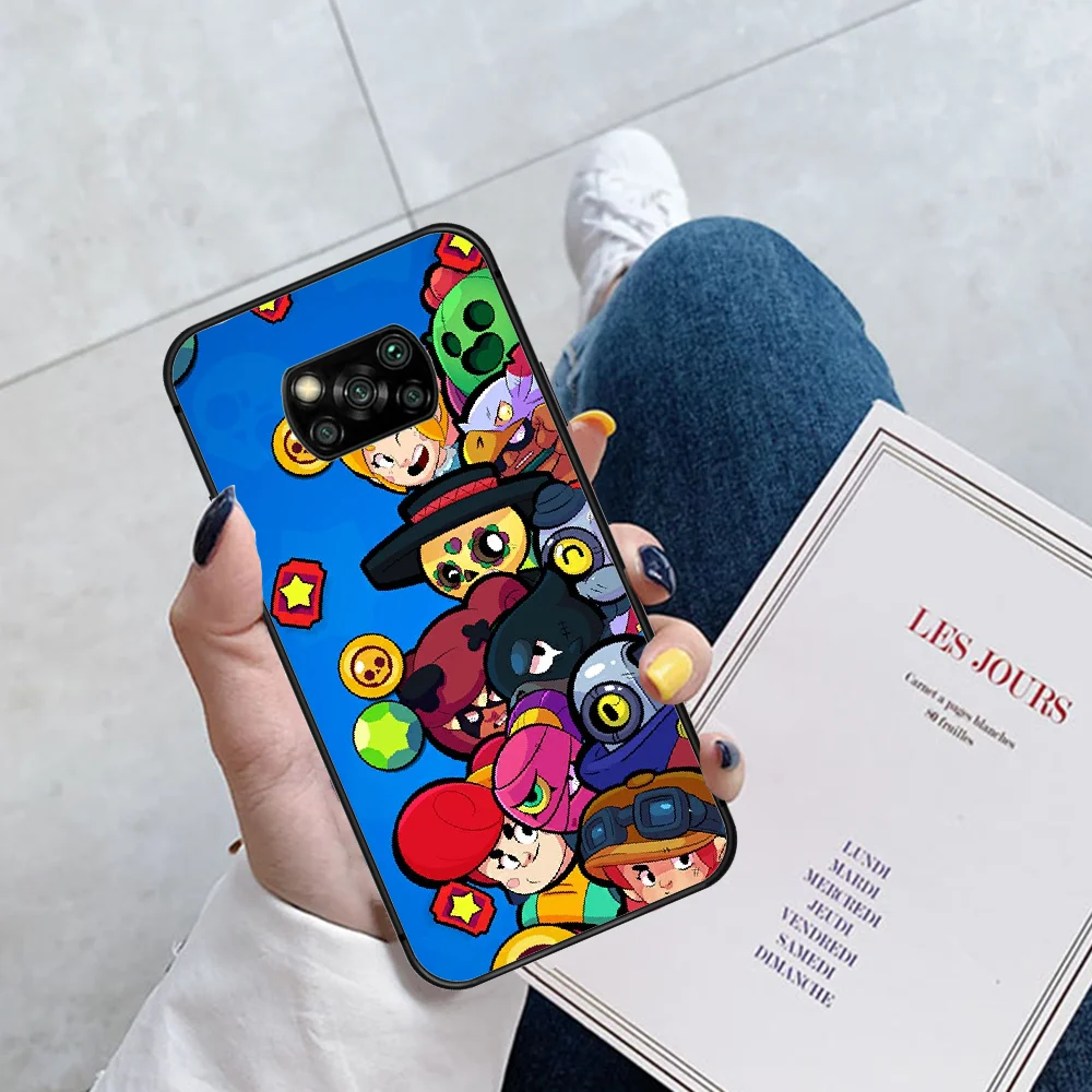 

Cartoon Stars Crow Leon Game Phone Case Cover Hull For Xiaomi Mi A2 A3 8 9 SE 9T 10 10T Lite Pro Ultra Poco X3 black Prime Tpu
