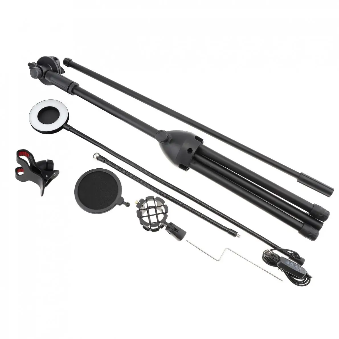 Многофункциональный прямой трансляции гусиная шея держатель сотового телефона