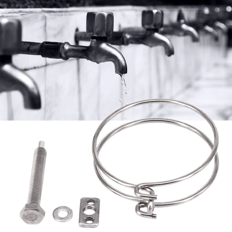 

Ajustable Double Wire Water Hose Screw Clamps Suitable for Home Swimming Pool Industry in Wire Cable Chemical Industries