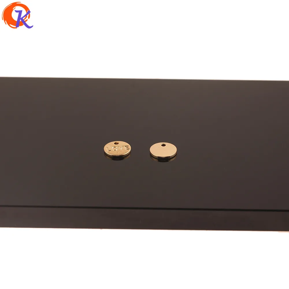 

Cordial Design 100Pcs 9*9MM Jewelry Accessories/Charms/Coin Shape/Genuine Gold Plating/DIY Making/Hand Made/Earring Findings