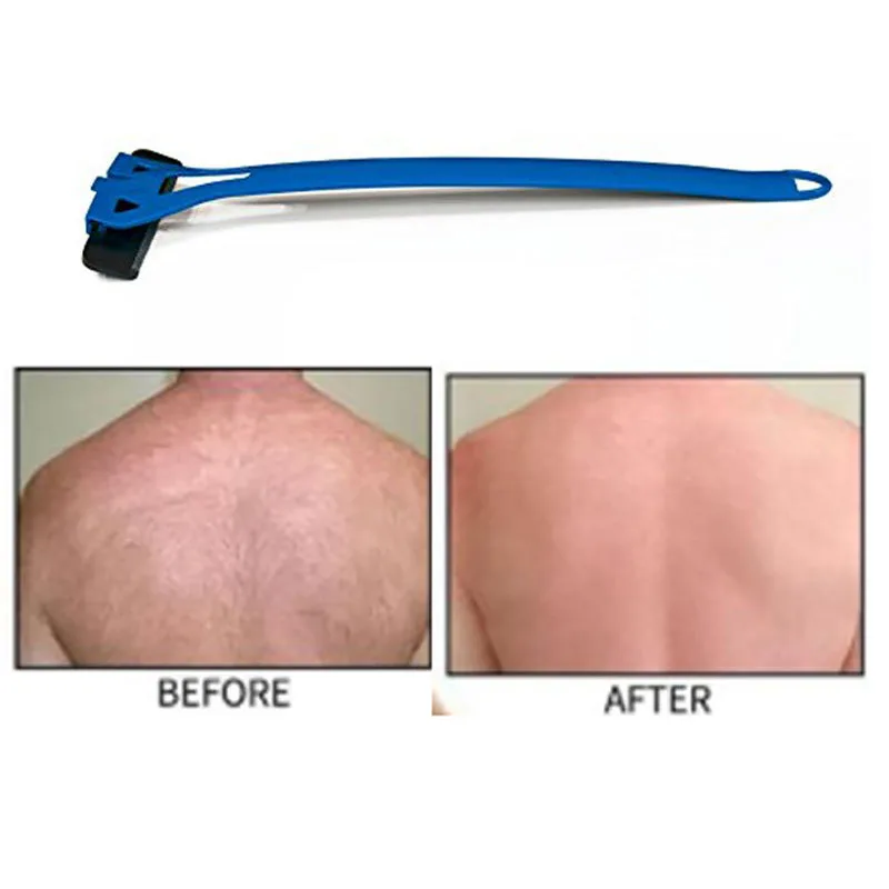 Ручная Бритва для волос на спине триммер всего тела бритва с длинной ручкой и