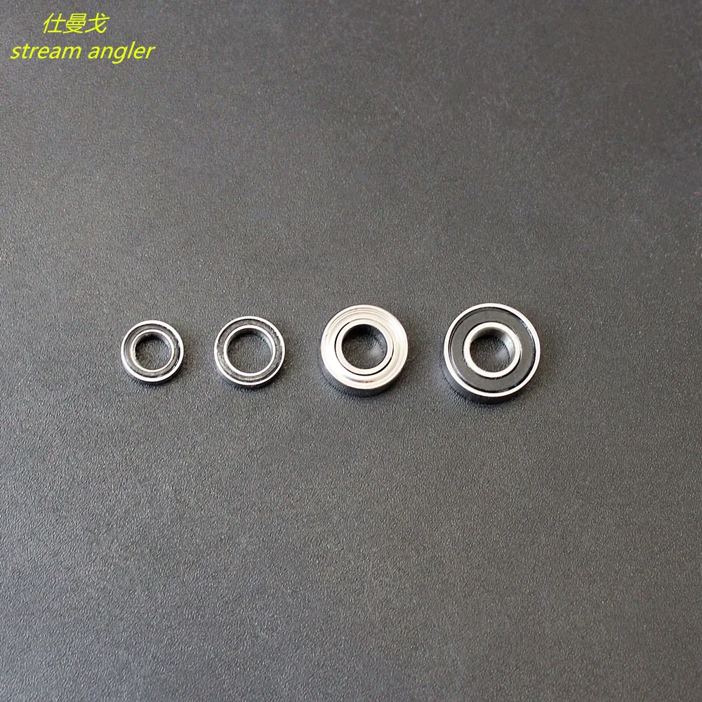 Подшипники из нержавеющей стали с пылезащитной крышкой рыболовные аксессуары для катушек 4*7*2,5 5*8*2,5 5*10*4 5*11*4