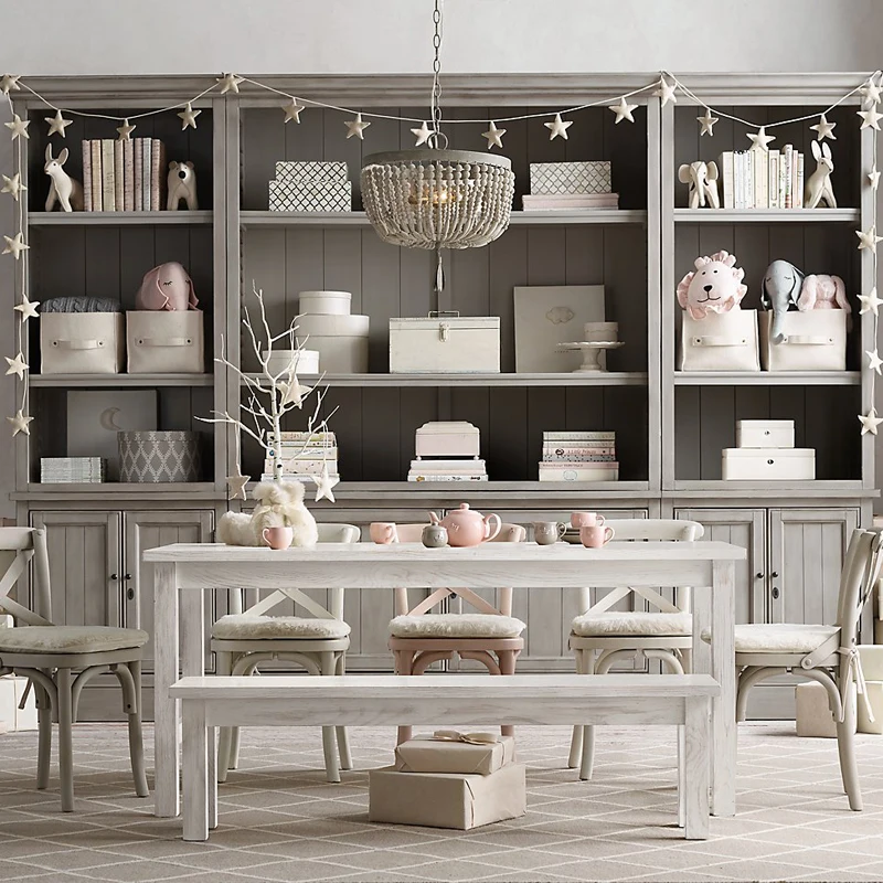 Деревянный/вышитый бисером канделябр Ретро/Винтажный/Промышленный/Французский